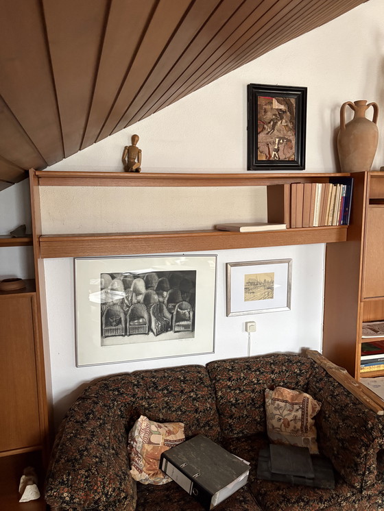 Image 1 of Parete attrezzata in legno di teak