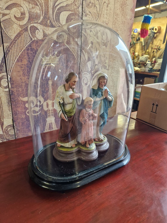 Image 1 of Beautiful large oval dome with Holy Family