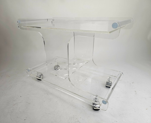 Bar trolley acrylic