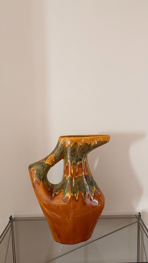 Ceramic pitcher circa 1950