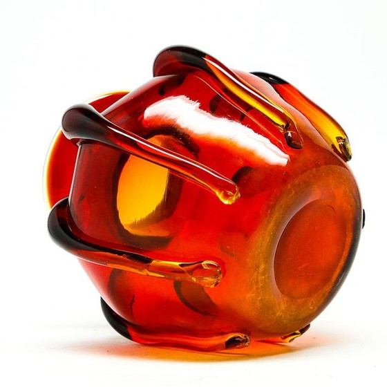 Image 1 of Postmodern Vase by Cracow Institut of Glass, designed by Jerzy Słuczan-Orkusz, Poland, 70s