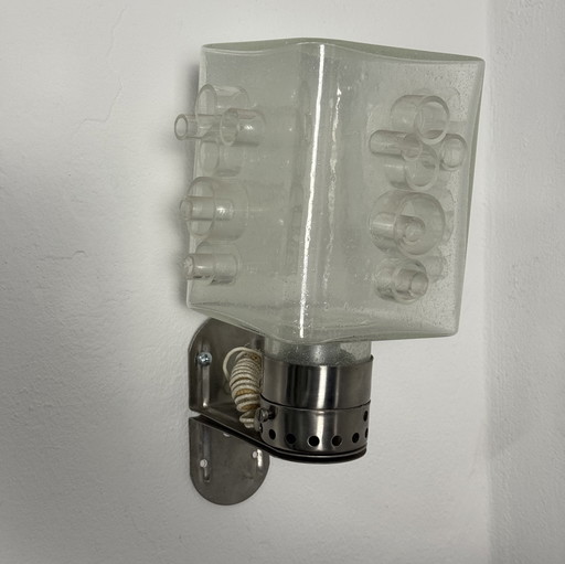 Albano Poli Poliarte Wandleuchte Mod. MO 36 Seltenes Design