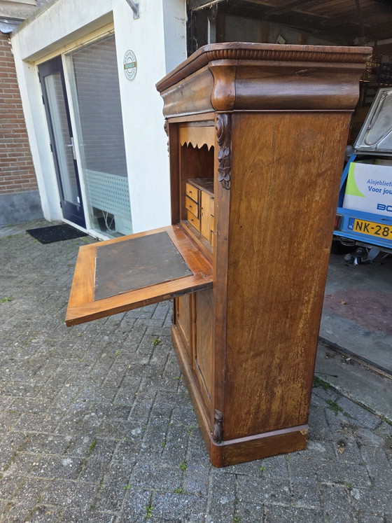 Secreter Biedermeier de caoba – Armarios de pared, Other (photo 4 of 7)