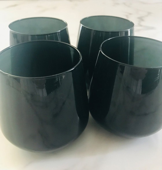 Image 1 of Smoked glass water glasses