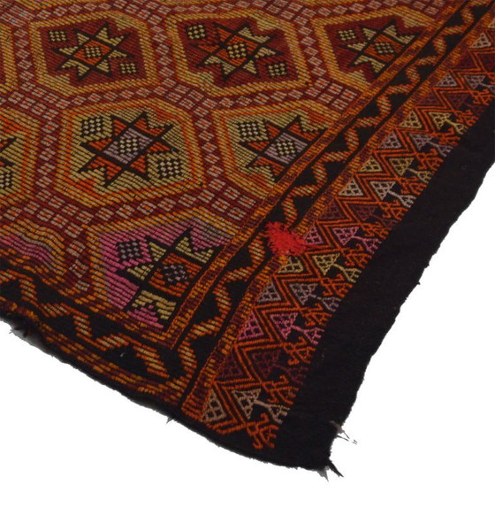 Vintage Anatolian Mut Kilim – Bold Geometric Handwoven Wool Flatweave Rug 354 x 244 cm – &Tradition (photo 7 of 10)