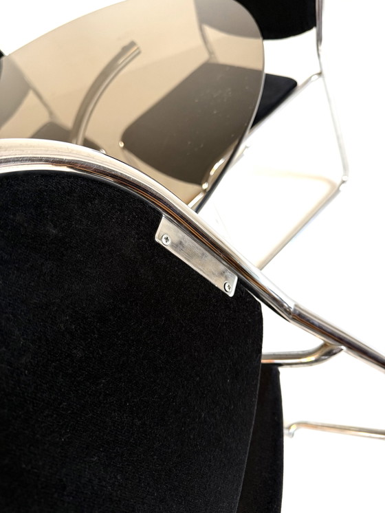 Image 1 of Vintage chromen Space Age eetkamerset ‘80