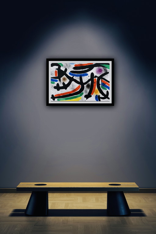 Joan Mirò: “Litografia Ix, 1972. 