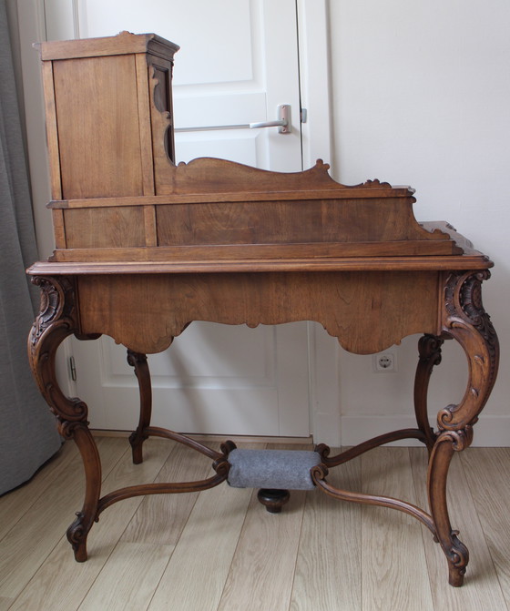 Image 1 of Bureau ancien de style Louis Quinze 19ème siècle