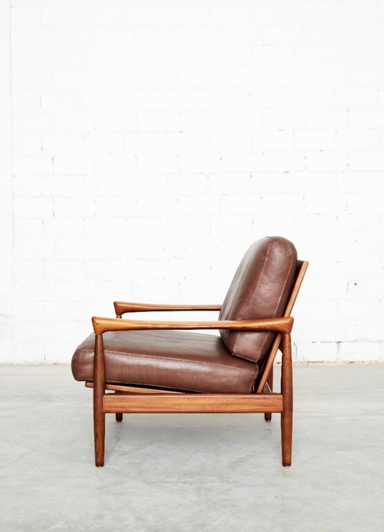 Coppia di Easy Chairs Modello 'Kolding' di Erik Wørts per IKEA – Poltrone, Leather (photo 5 of 16)