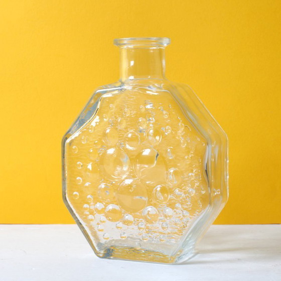 Image 1 of Mid-century Clear Stella Polaris Vase by Nanny Still for Riihimäki / Finland / 1967