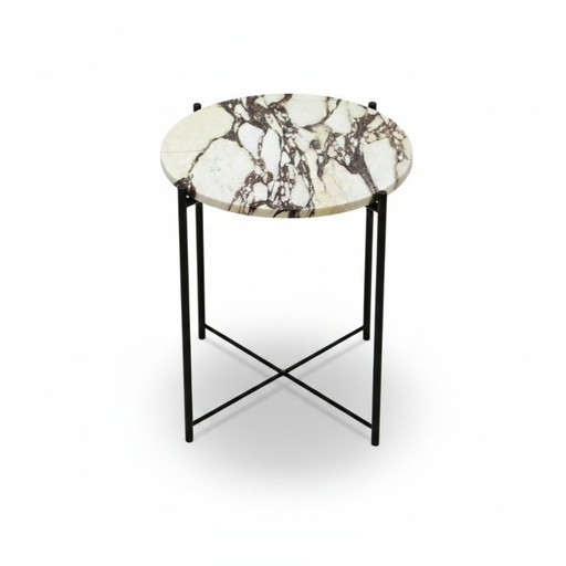 Coffee table with an exclusive Calacatta Viola marble top