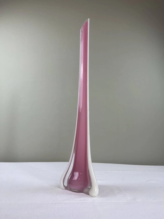Vaso scultoreo in vetro soffiato – Vasi, Crystal, Glass, Art Deco (photo 7 of 10)