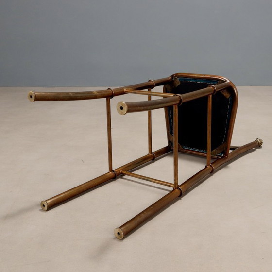 Image 1 of Tabourets en laiton vintage