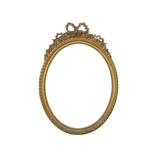 Cornice ovale vintage in oro 