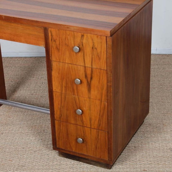 Image 1 of Piccola scrivania modernista, opera francese degli anni '40.