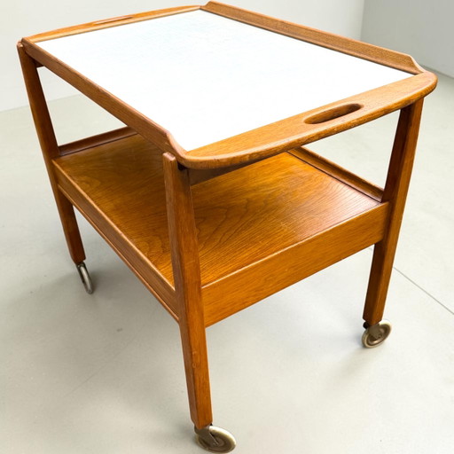 Tingströms 'Julius' Eichen Servierwagen (1960er Jahre) – serveerwagens, Wood (photo 2 of 13)
