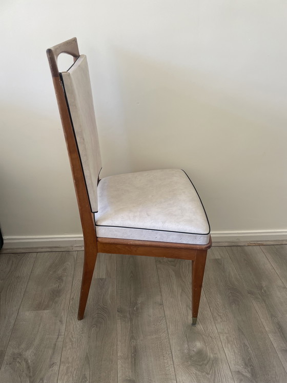 Image 1 of Coppia di sedie vintage in similpelle anni '50