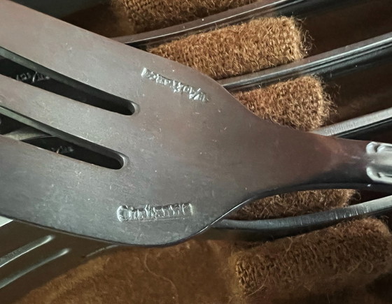 Image 1 of Ecrin de 12 Fourchettes à Dessert Inox Devouge Dupont