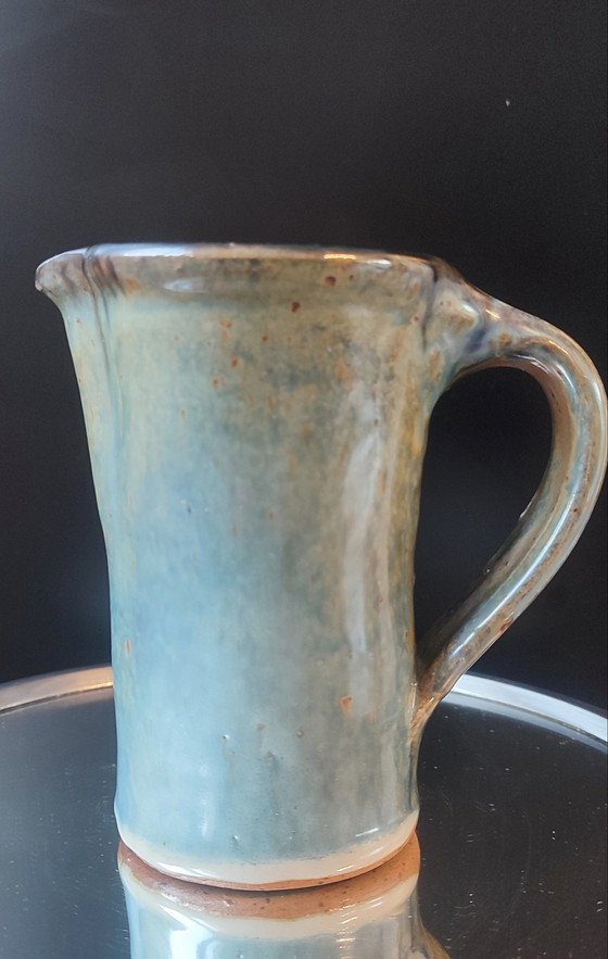 Image 1 of Pichet Denis Avonts Grès pyrité émaillé La Borne / Puysane 