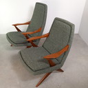 Set of Mid-Century design armchairs | vintage restored