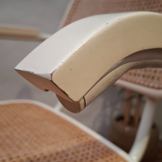 Tubular Frame Chair Cesca S64 model with armrests – Armchairs, Metal, Rattan (photo 11 of 14)