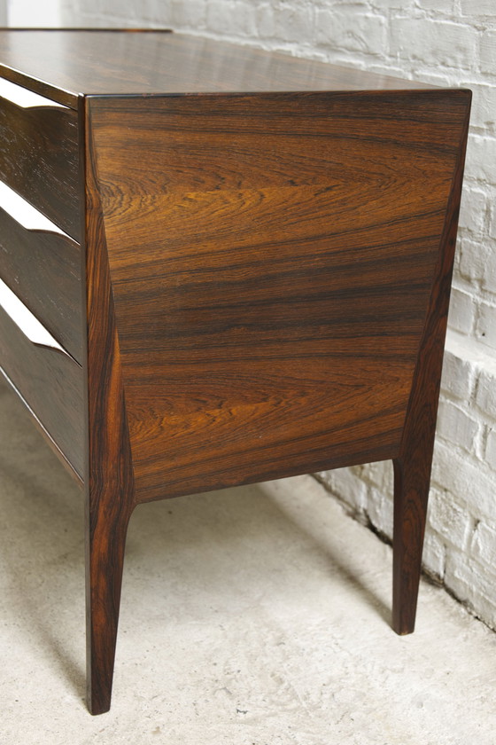 Image 1 of Rosewood Chest of Drawers, Model 34, Kai Kristiansen by Aksel Kjersgaard, 1960's