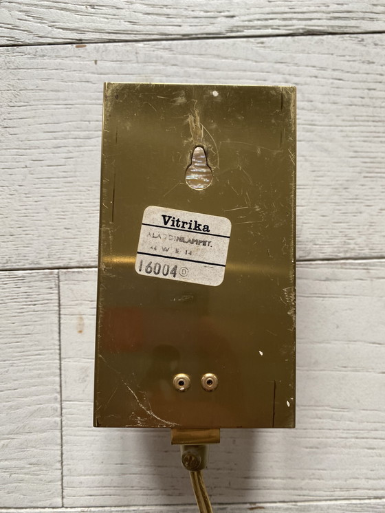 Image 1 of Applique in vetro e ottone. Vitrika