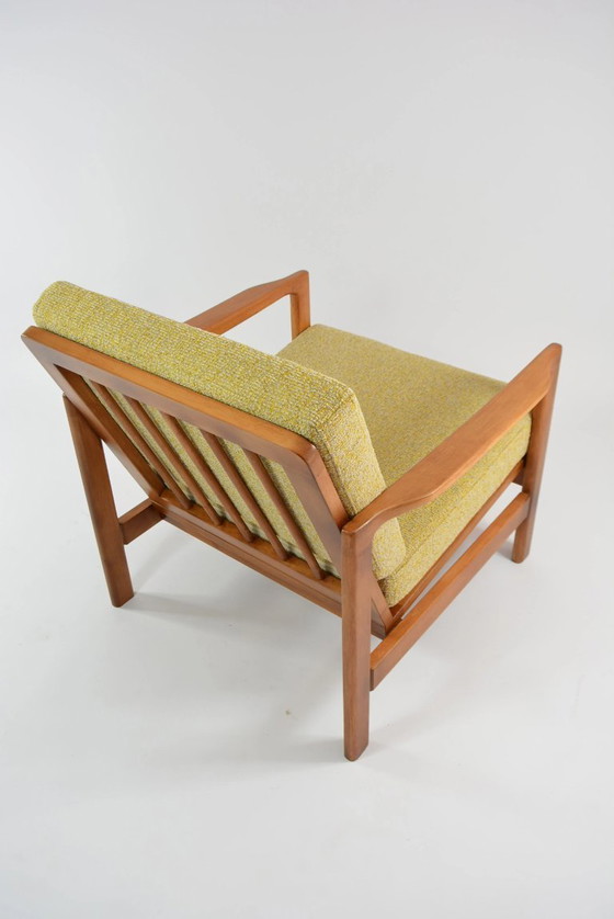 Image 1 of gevlekte gele BZ fauteuil