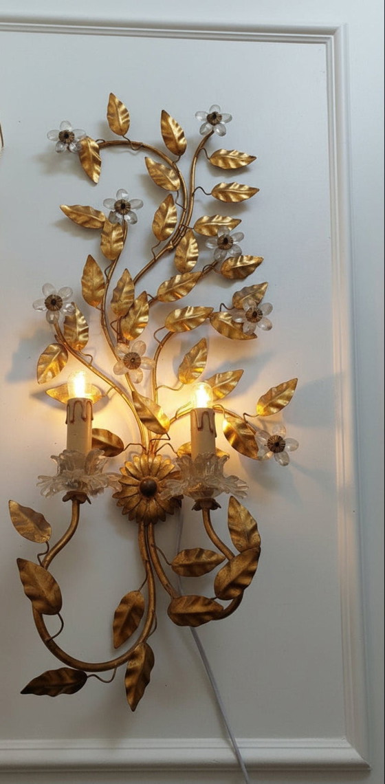 Image 1 of Banci Firenze Italiaanse wandlamp met Murano glas