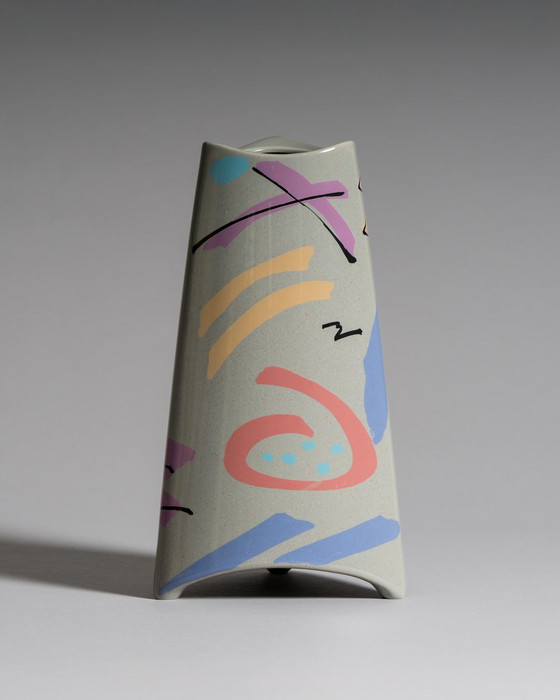 Image 1 of Dorothy Hafner for Rosenthal, “Flash” Vase Duo, Germany, 1980s