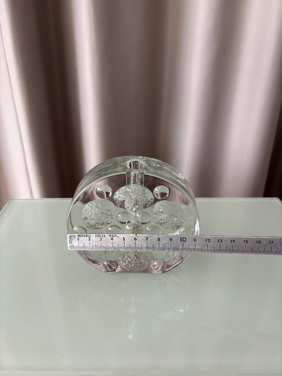 Vaso / Scultura Vintage Bolle in Vetro Walther Glass – Germania – wather galss, Regali (photo 3 of 7)