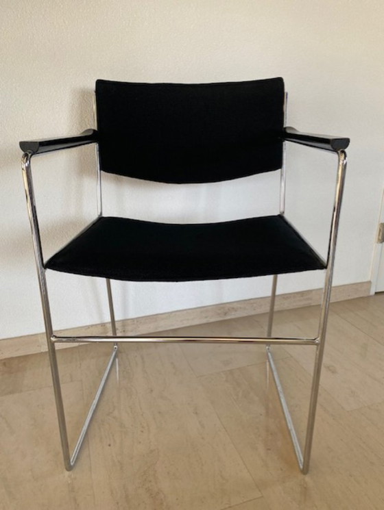 4x Arco Eetkamerstoelen van Arnold Merckx – Wool (photo 3 of 6)