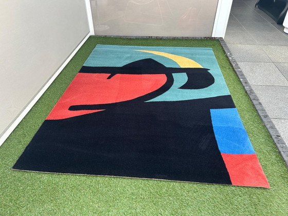 Super Beautiful Wool Floor Carpet – Decorative Objects, Vintage (photo 3 of 12)