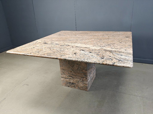 Vintage granite dining table, 1970s