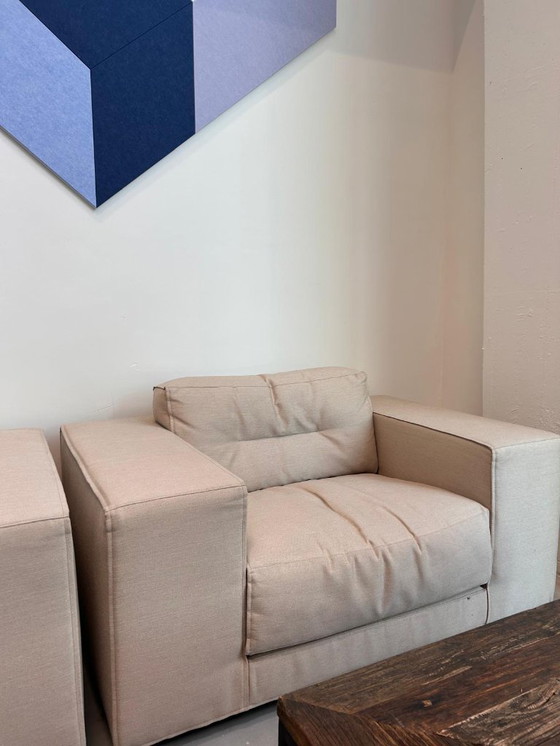 Image 1 of Two thick Piet Boon armchairs – used