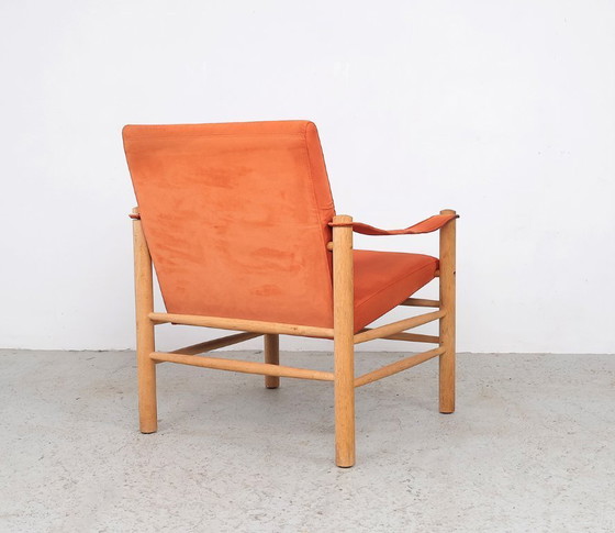 Image 1 of Safari-Stühle aus Eichenholz, Skipper Møbler 1980s