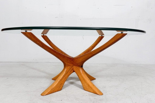 ILLUM WIKKELS Ø. para mesa de centro / aparador Niels Eilersen Modelo T118 - Dinamarca, años 70
