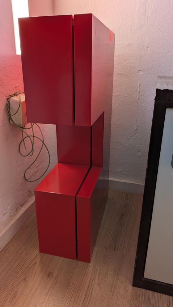 IKEA Jaren 90 Metalen Kastje Atran Eva & Peter Moritz – Wandkast (photo 3 of 5)