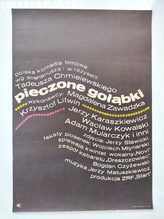 Image 1 of Affiche de film polonaise / Affiche vintage 1966