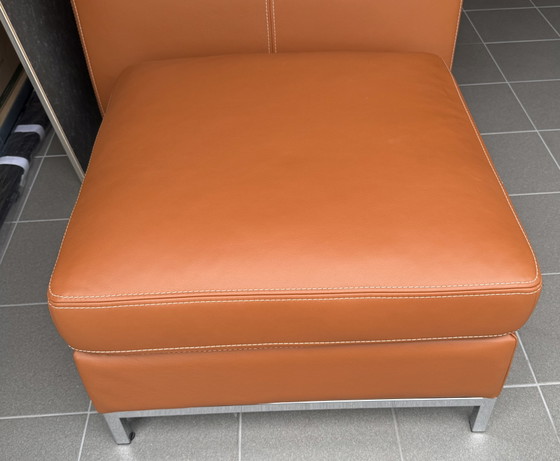 Image 1 of Divano con pouf, nuovo