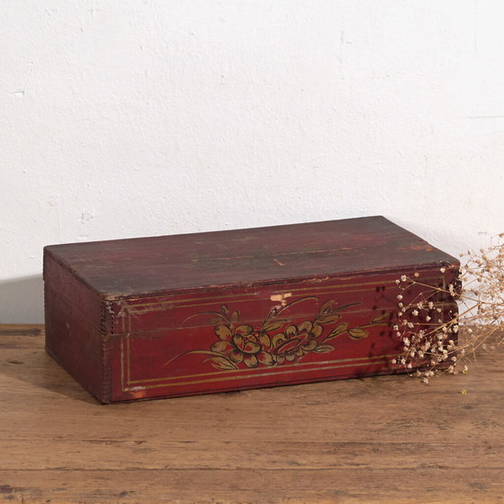 Antica cassa asiatica rossa (c.1900) #13 – Cassettiere (photo 4 of 40)