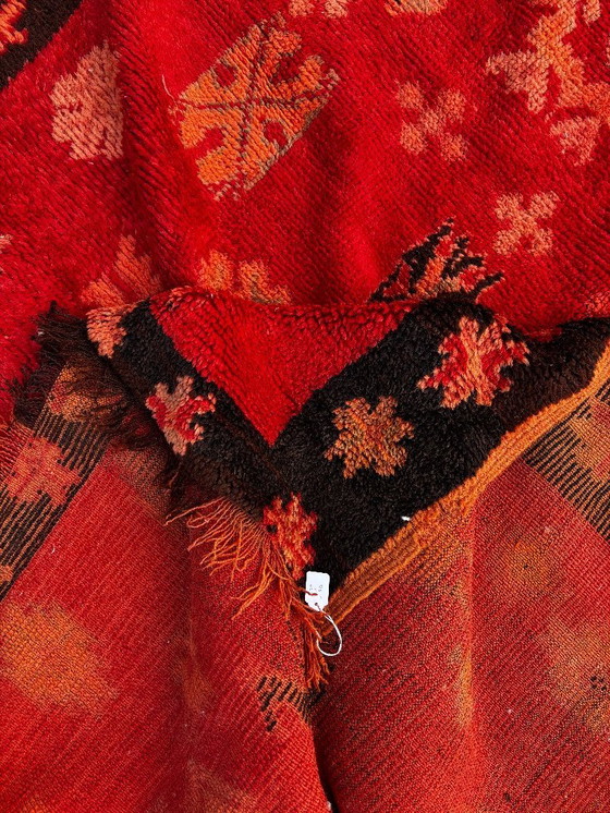 Image 1 of Vintage Marokkaans Boujad-tapijt 180x290 cm – Handgemaakt Berber wollen tapijt