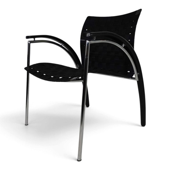 Poltrona lounge Thonet di Peter Maly, 1980 – Poltrone, Cromo, Legno, Vintage (photo 14 of 16)