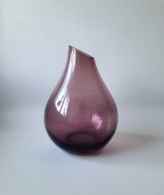 Image 1 of Ensemble de 3 vases design violets – 25 / 18 / 13 cm