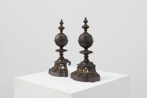 Image 1 of Englische Kaminböcke im Charles II-Stil des 20. Jahrhunderts