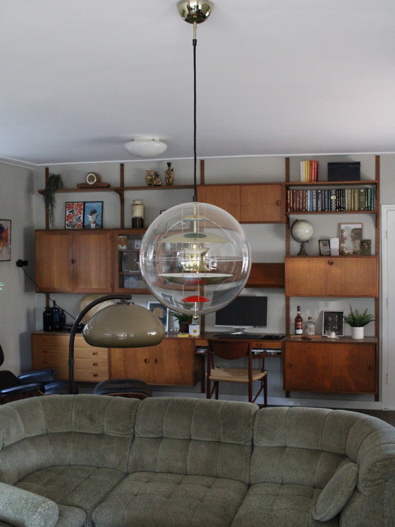 Verner Panton VP Globe Ø40 cm brass, new in original box – Pendant lamps, Plexiglass (photo 5 of 9)