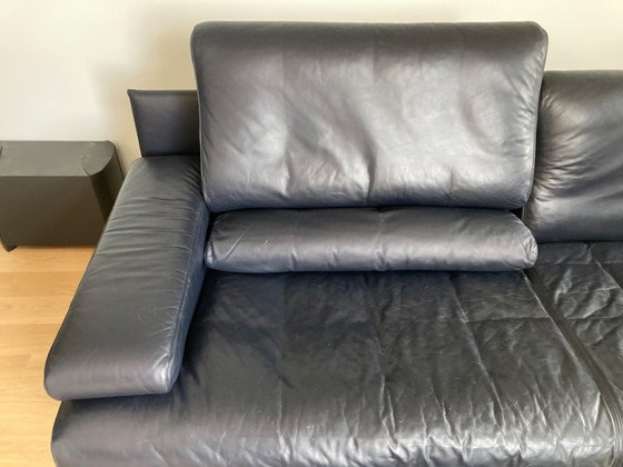 Rolf Benz Design Sofa – Leather, Metal (photo 4 of 5)