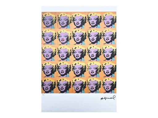 Naar Andy Warhol, 25x Marilyn Monroe, jaren 1980, lithografie – lithos zeefdrukken, Paper
