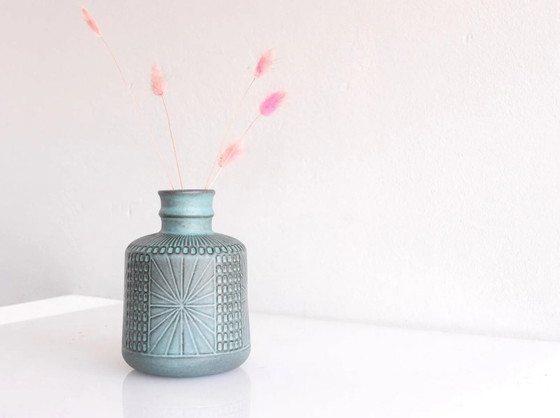 Image 1 of Mid-century Scandinavian modern art design pottery vase by Mari Simmulson for Upsala Ekeby, Sweden, 1970s