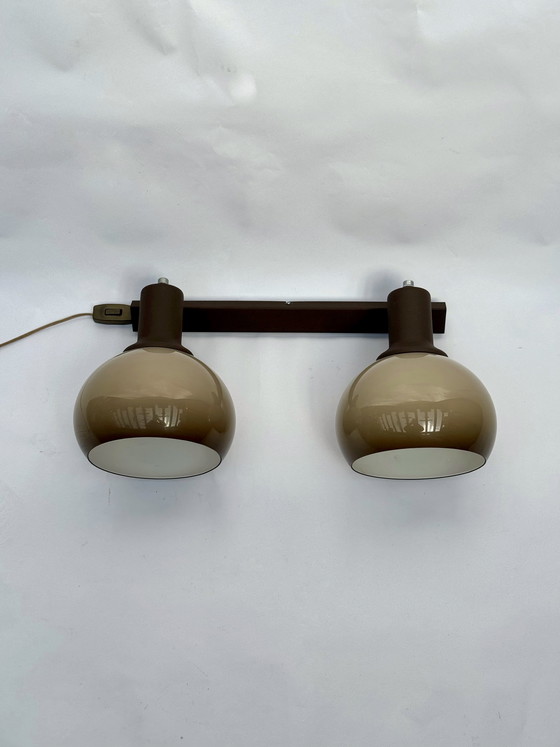 Image 1 of Lampada da parete Herda Mushroom Double Spot Space Age